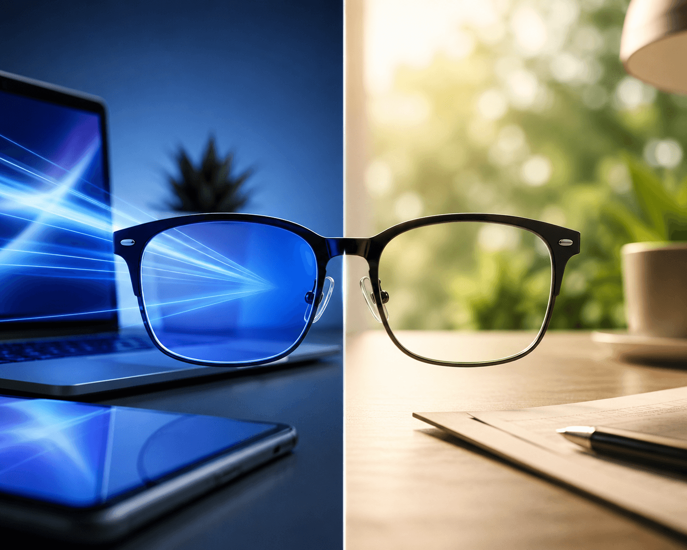 Blue Cut Glasses vs Anti-Glare Glasses: What's the Difference?
